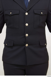 A Pose Michael Summers Police ceremonial uniform details upper body…